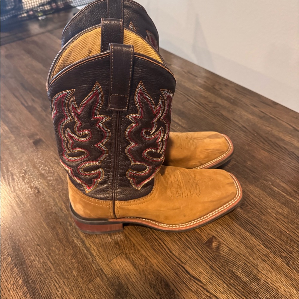 Laredo Brown and Tan Western Boots